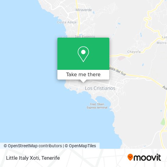 Little Italy Xoti map