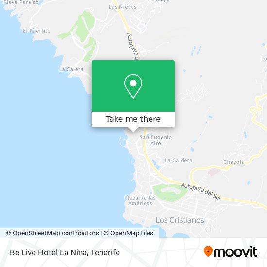 Be Live Hotel La Nina map
