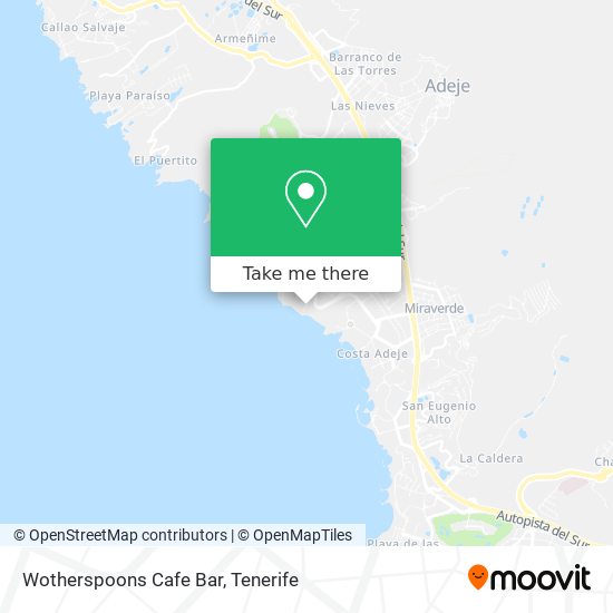 Wotherspoons Cafe Bar map