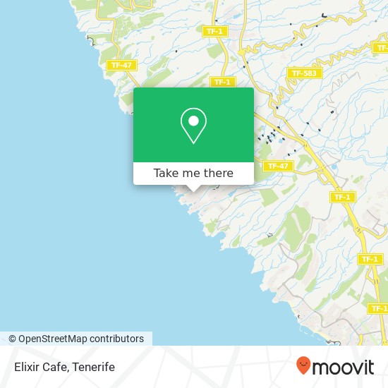 mapa Elixir Cafe