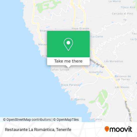 Restaurante La Romántica map