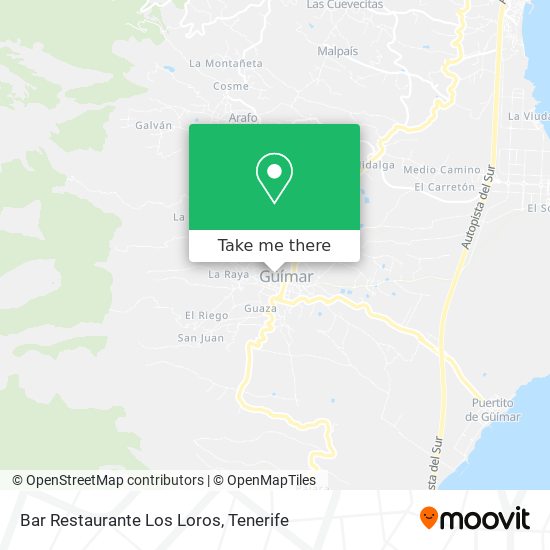 Bar Restaurante Los Loros map