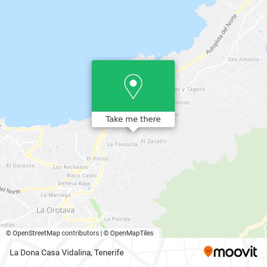 La Dona Casa Vidalina map