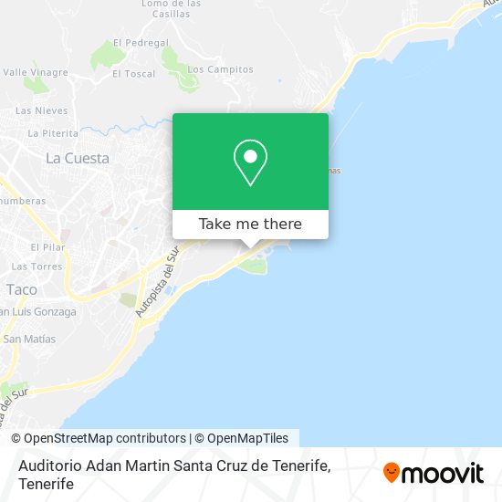 Auditorio Adan Martin Santa Cruz de Tenerife map