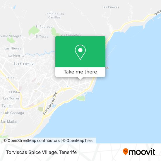 Torviscas Spice Village map