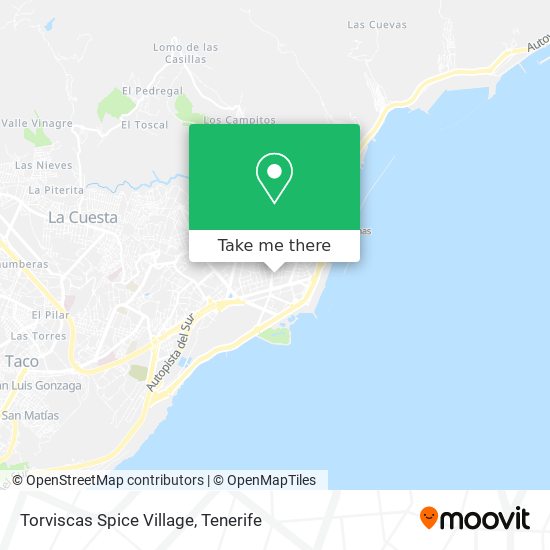 mapa Torviscas Spice Village