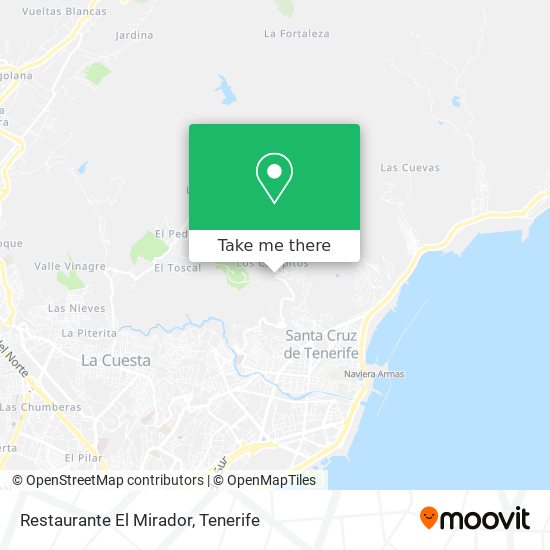 mapa Restaurante El Mirador