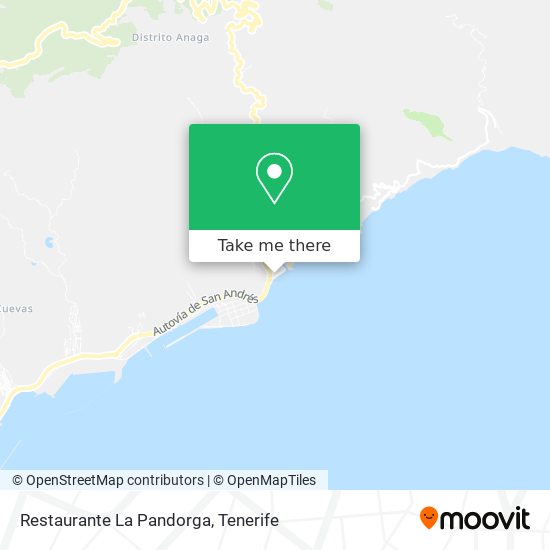 Restaurante La Pandorga map