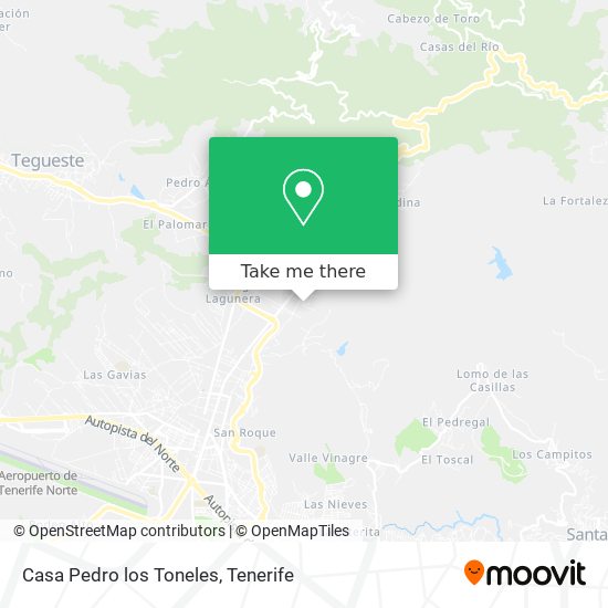 Casa Pedro los Toneles map
