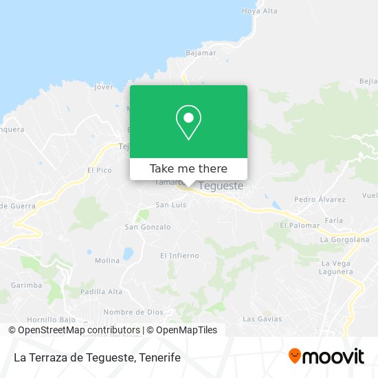 La Terraza de Tegueste map