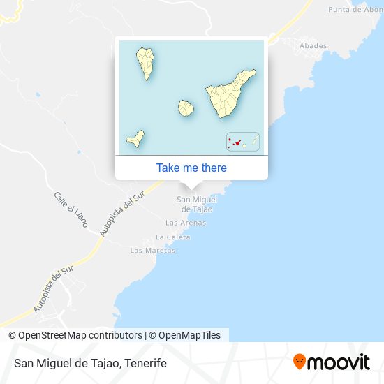 mapa San Miguel de Tajao