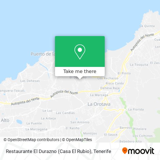 Restaurante El Durazno (Casa El Rubio) map