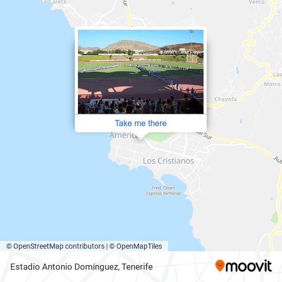 mapa Estadio Antonio Domínguez
