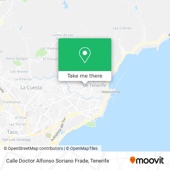 Calle Doctor Alfonso Soriano Frade map