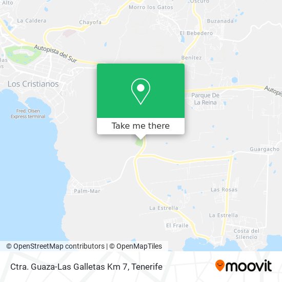 Ctra. Guaza-Las Galletas Km 7 map