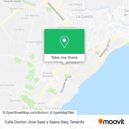 Calle Doctor José Saez y Saenz Diez map