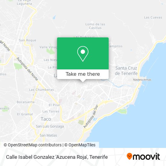 Calle Isabel Gonzalez 'Azucena Roja' map