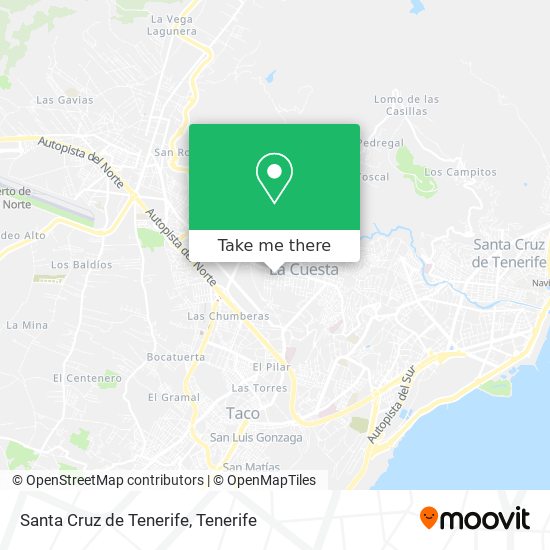 Santa Cruz de Tenerife map
