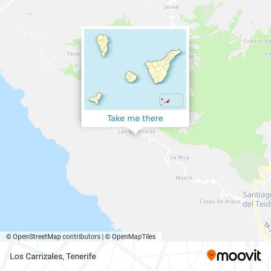 mapa Los Carrizales