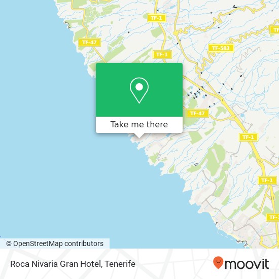 mapa Roca Nivaria Gran Hotel