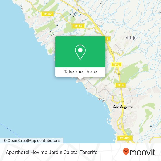 Aparthotel Hovima Jardin Caleta map