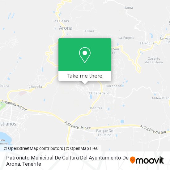 Patronato Municipal De Cultura Del Ayuntamiento De Arona map
