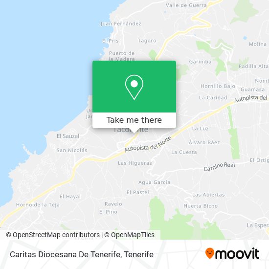Caritas Diocesana De Tenerife map