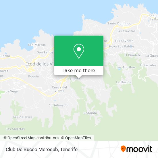mapa Club De Buceo Merosub