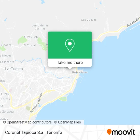 Coronel Tapioca S.a. map