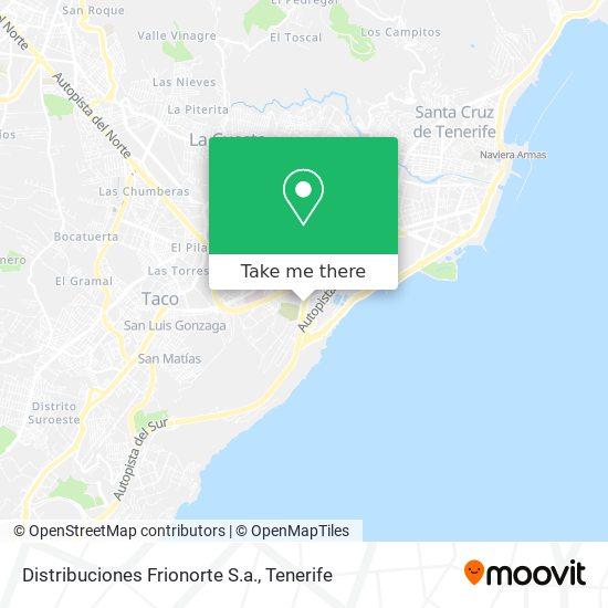 Distribuciones Frionorte S.a. map