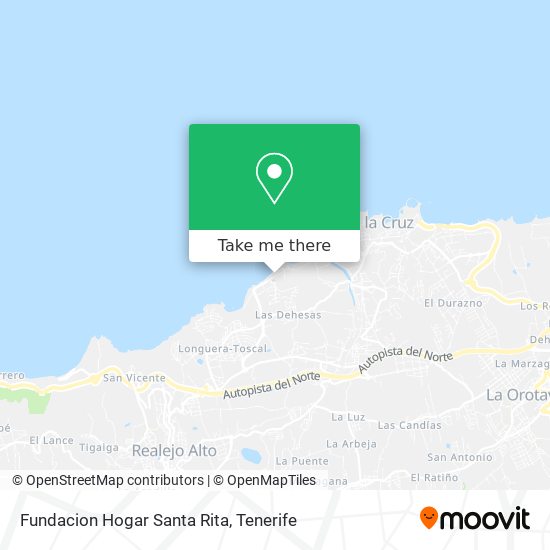 Fundacion Hogar Santa Rita map