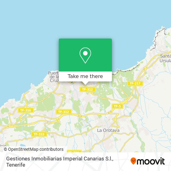 Gestiones Inmobiliarias Imperial Canarias S.l. map