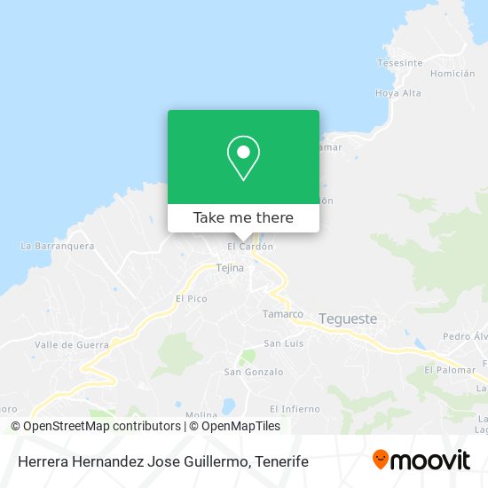Herrera Hernandez Jose Guillermo map