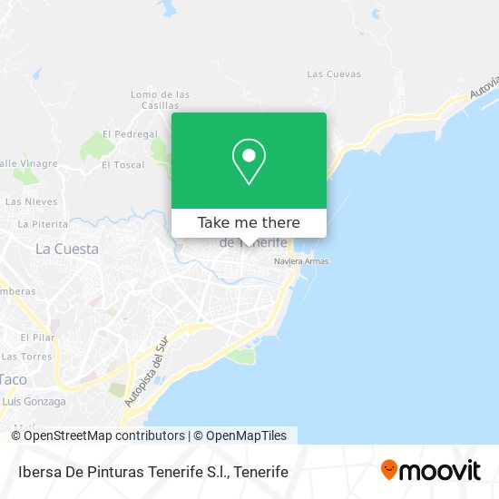 mapa Ibersa De Pinturas Tenerife S.l.