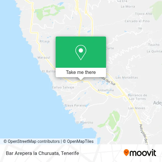 Bar Arepera la Churuata map