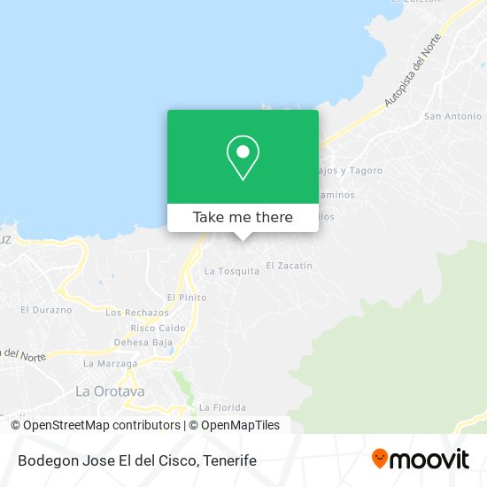 Bodegon Jose El del Cisco map