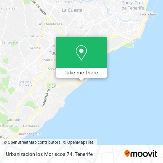 Urbanizacion los Moriscos 74 map