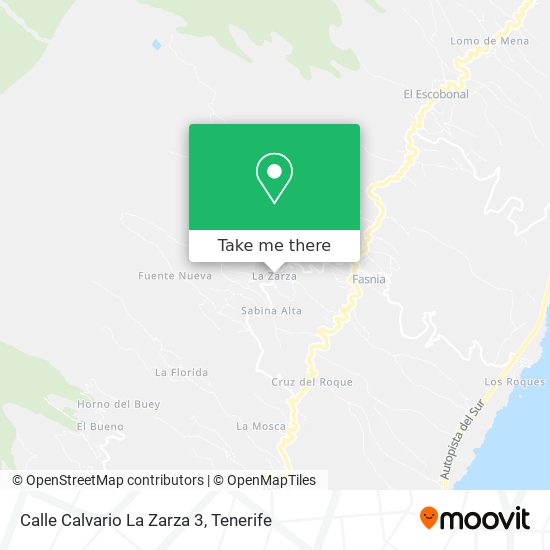 Calle Calvario La Zarza 3 map