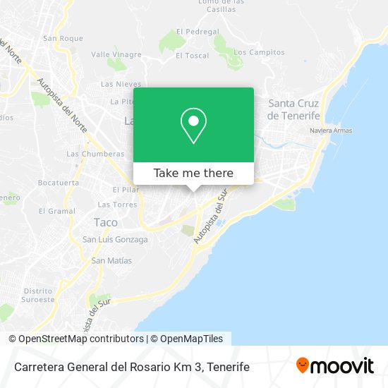 Carretera General del Rosario Km 3 map