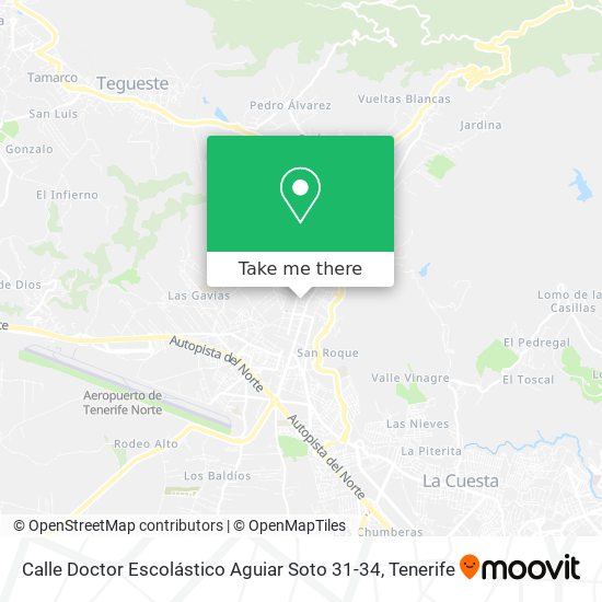 Calle Doctor Escolástico Aguiar Soto 31-34 map