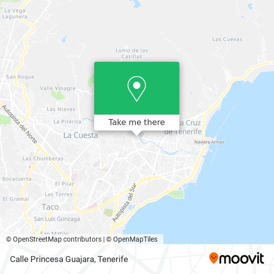Calle Princesa Guajara map