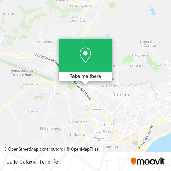 Calle Galaxia map