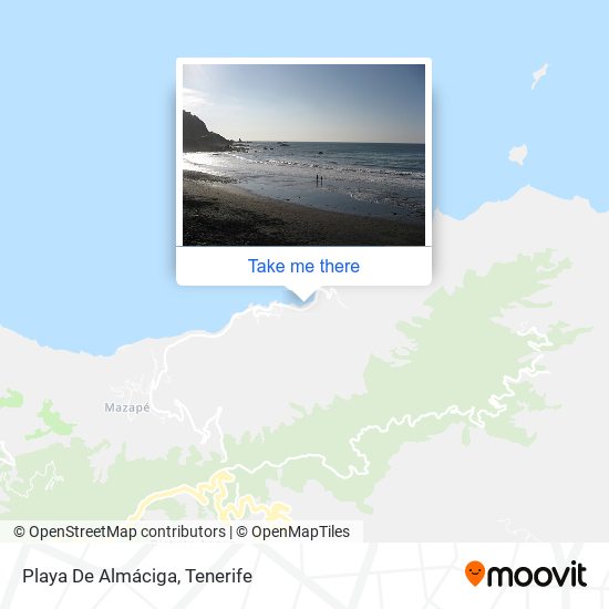 Playa De Almáciga map