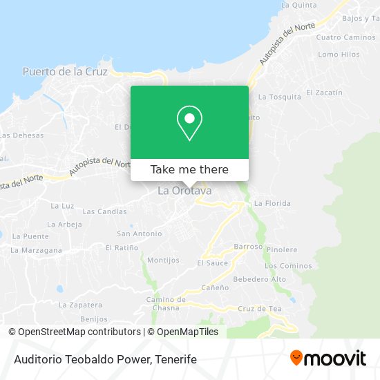 Auditorio Teobaldo Power map