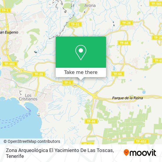 Zona Arqueológica El Yacimiento De Las Toscas map