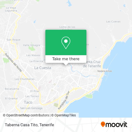 mapa Taberna Casa Tito