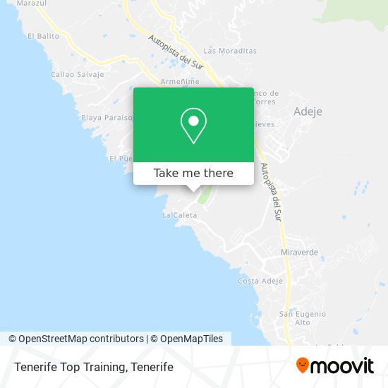 mapa Tenerife Top Training