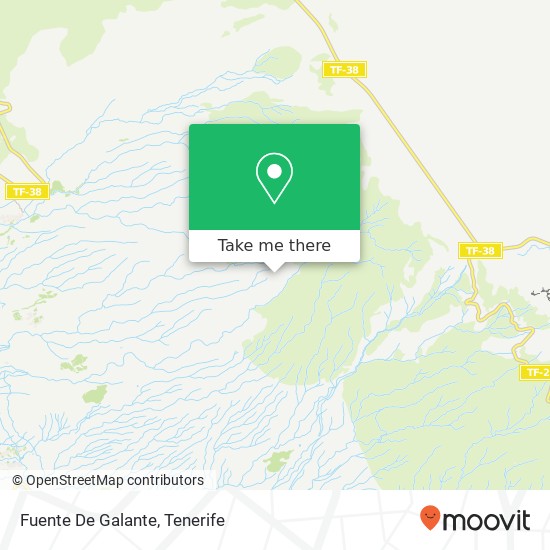 mapa Fuente De Galante