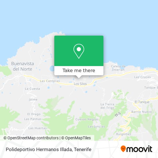 Polideportivo Hermanos Illada map