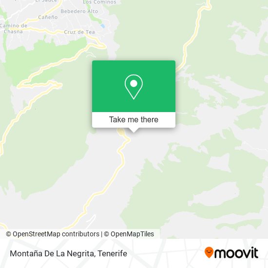 Montaña De La Negrita map